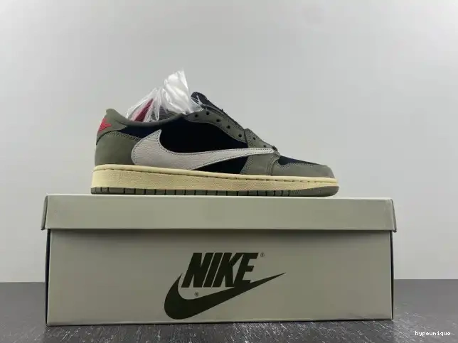 HYPE X 'BLACK SP JORDAN OLIVE' LOW TRAVIS 1 DM7866-002 SCOTT AIR OG 0527